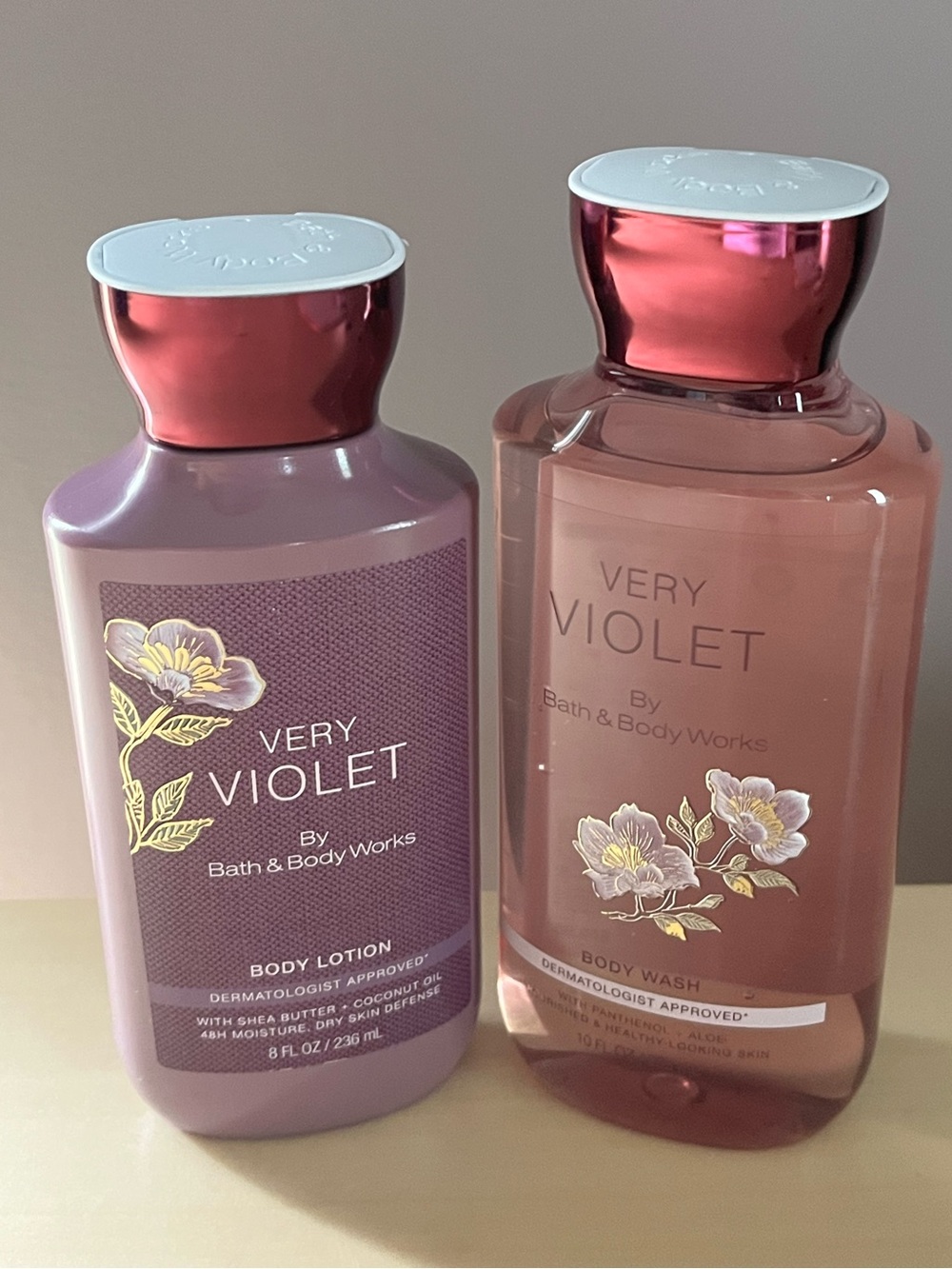 Bath & Body Works Very Violet Body Wash & Body Lotion New